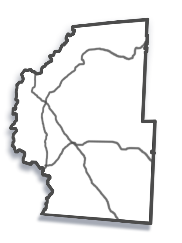 Map of Park County, Colorado